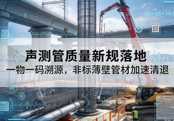 吉木乃声测管质量新规落地，一物一码溯源，非标薄壁管材加速清退